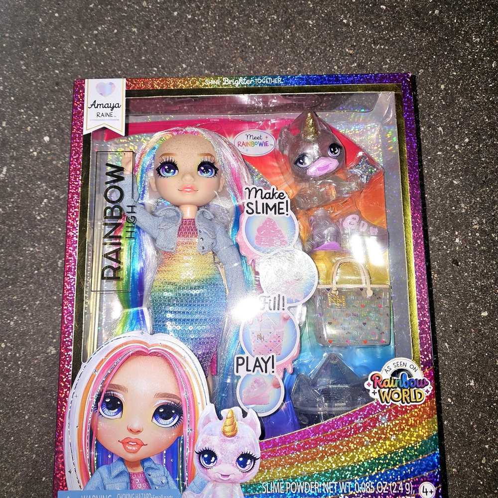 Rainbow Amaya Raine Doll with Slime Kit